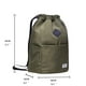 thumbnail image 2 of KAUKKO Cordón Deportes Mochila Gimnasio Yoga Bolsa Hombro Mochila para Hombres y Mujeres KAUKKO  K1031-2-Armygreen, 2 of 5