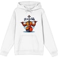 thumbnail image 4 of Fit As A Fiddle Violin Humor Adult White Long Sleeve Hoodie-XXL, 4 of 6