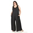 thumbnail image 1 of Palazzo pierna ancha Roman Fashion /Talla Extras, 4332 (Negro) negro 42, 1 of 6