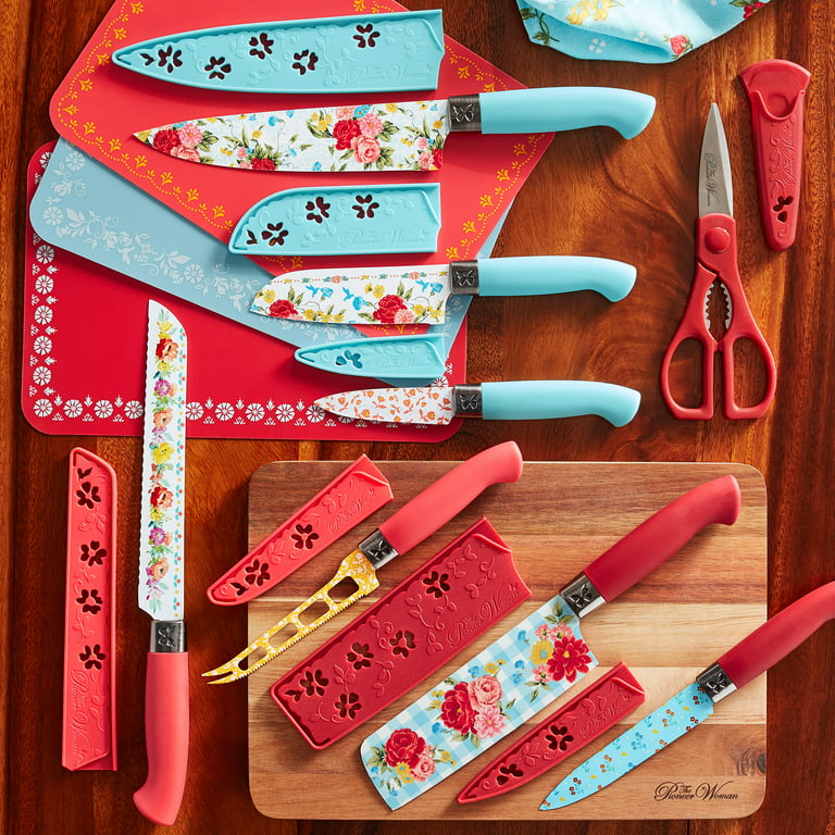 The Pioneer Woman 2-Piece Chef Knife and Parer Set, Sweet Rose