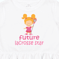 thumbnail image 4 of Inktastic Future Lacrosse Star Girl Girls Toddler Dress, 4 of 5