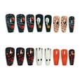 thumbnail image 5 of Yoyauz 24PCS Almond Shaped Nail, Fake Nail, Pink And White Ghost Design, Charming Acrylic Nail, Halloween Suitable For Girls And Ladies, 5 of 5
