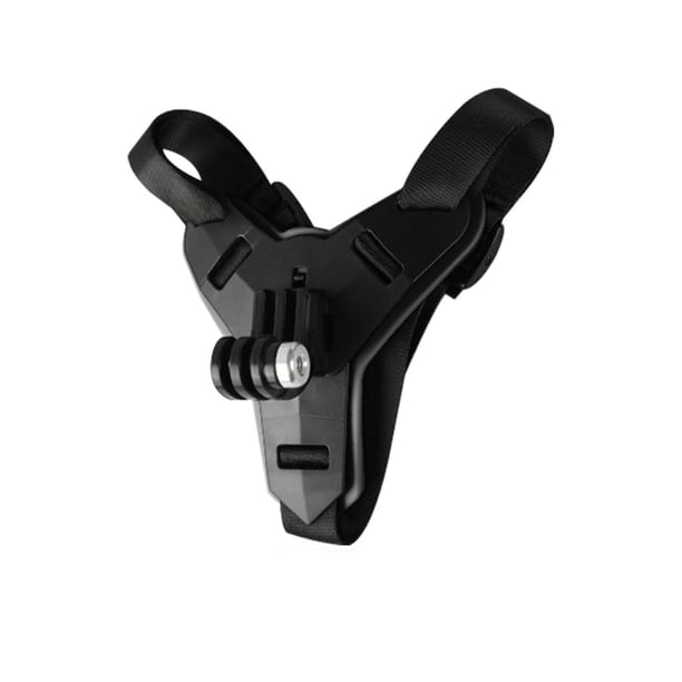 Kit De Montaje De Cinturón De Soporte De Barbilla Para Casco De Motocicleta Soporte De Cinturón De Casco De Cara Completa Soporte De Mandíbula Cámara De Acción Montaje De Cara Completa Kearding EL010158-00