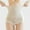 Beige, variant on Women High Rise Plus Size Tummy Control No show Briefs Underwear Panties