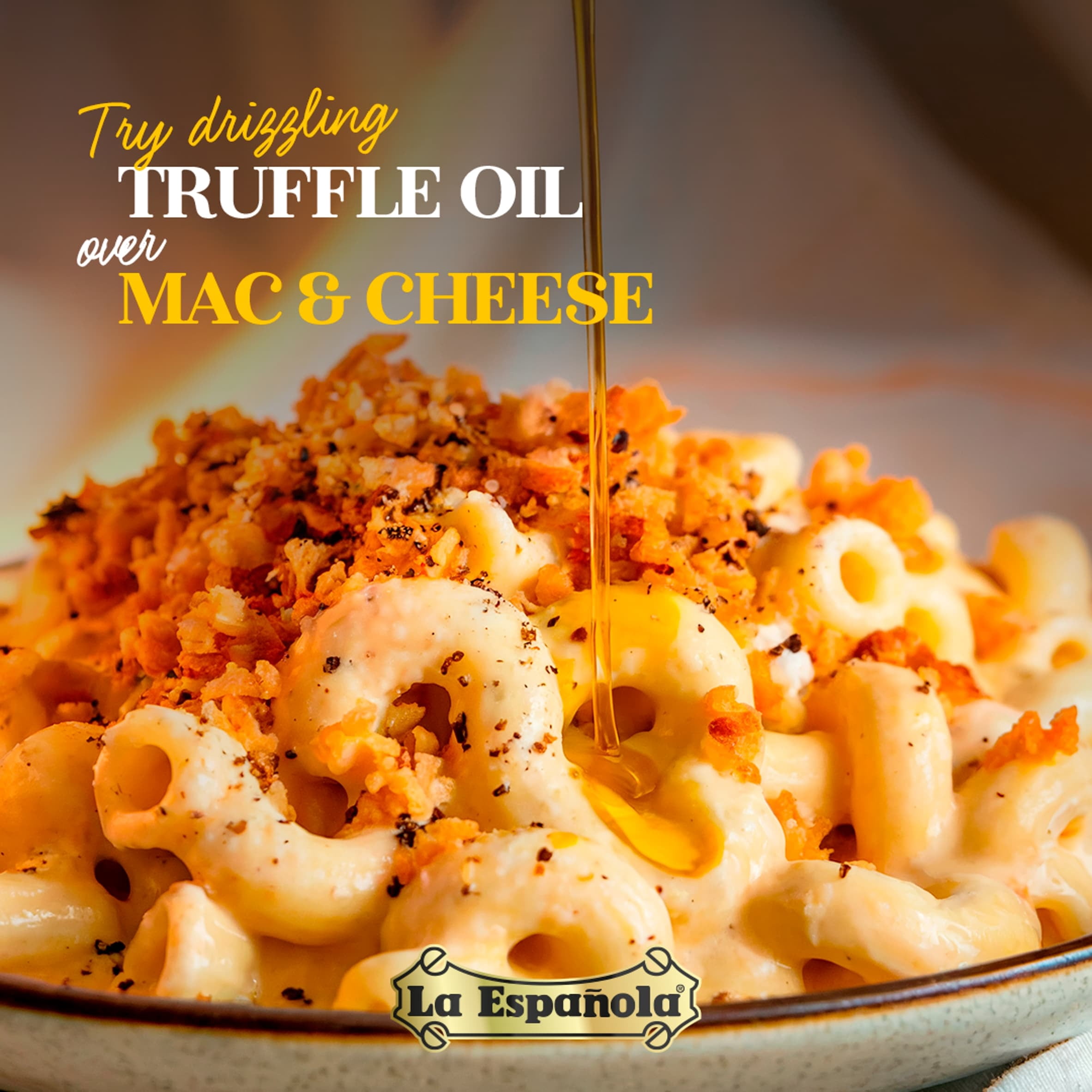 La Espanola Olive Oil Flavoured with White Truffle 250ml, Imported from Britain