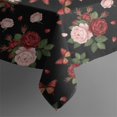 thumbnail image 5 of Pioneer Flower Floral Print Pattern Square Tablecloth, Waterproof Wipeable Spillproof Washable Table Cover for Home Kitchen Party Decor, 42"x42", 5 of 6