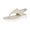 White, variant on Women's Summer New Solid Color Soft Bottom Outer Wear Clip Toe Flat Heel Fly Weave Mesh Casual Sandals