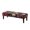 Skull Peony Flower, variant on Whosucclay Starfish Beach Seashells Print Stretch Dining Bench Cover, Wear Resistant Bench Slipcover Washable Bench Seat Protector Rectangle Bench Cover for Dining Room, Living Room, Bedroom