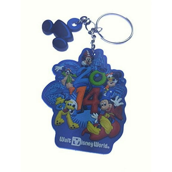 Disney 2014 Character Rubber Keychain