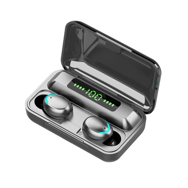 Gwong Electrónica F9-5 Smart Touch Wireless Bluetooth-Compatible con Bluetooth 5.0 9D Auricular de deporte estéreo para teléfonos