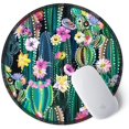 thumbnail image 2 of ITNRSIIET [20% Larger] Mouse Pad with Stitched Edge Premium-Textured Mouse Mat Waterproof Non-Slip Rubber Base Round, 2 of 5