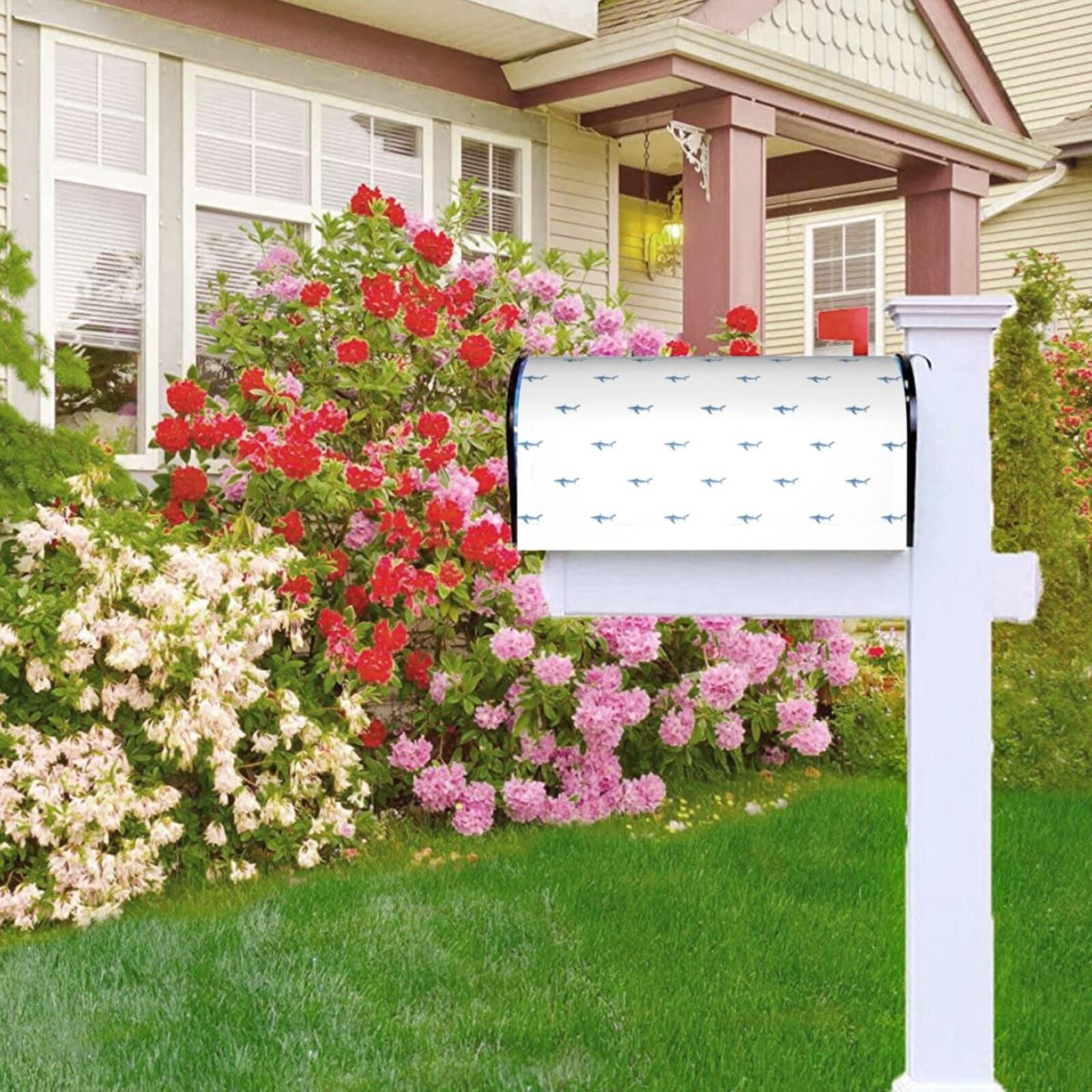 Kdxio Magnetic Mailbox Cover 21x18 in Mailbox Cover Outdoor Decoration Holiday Mailbox Covers for Home Garden Yard-21x18 in