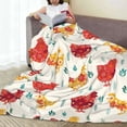 thumbnail image 6 of Sikiie Flower Chicken Ultra-Soft Micro flannel Blanket Luxury All Seasons Warm Blanket for Bedding Sofa and Travel (4 sizes)-80"x60", 6 of 7