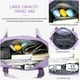 thumbnail image 3 of Bolsa de viaje con ruedas VOOWO, expandible, de 28 a 58 litros, color morado, 3 of 7