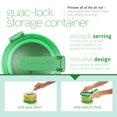 thumbnail image 3 of Envase Guac-Lock Casabella verde/blanco de 355 ml a 710 ml, 3 of 6