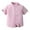 Pink, variant on Baby Kids Boys Button down Shirt Stand-Up Collar Blouses Tops Summer Cotton Dress Shirt 3M-8T
