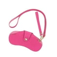thumbnail image 2 of Sunglasses Case Stylish PU Leather Sunglass Pouch for Hiking Beach Women Red, 2 of 8