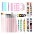 thumbnail image 1 of Coofit Nail Art Set DIY Assorted Types Nail Art Kit Nail Design Tool for Women, 1 of 10
