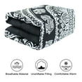 thumbnail image 5 of REGALWOVEN 3Pieces Bohemian Bed in a Bag Comforter Set All-Season Quilt Set with 2 Pillowcases, Black Full, 5 of 7