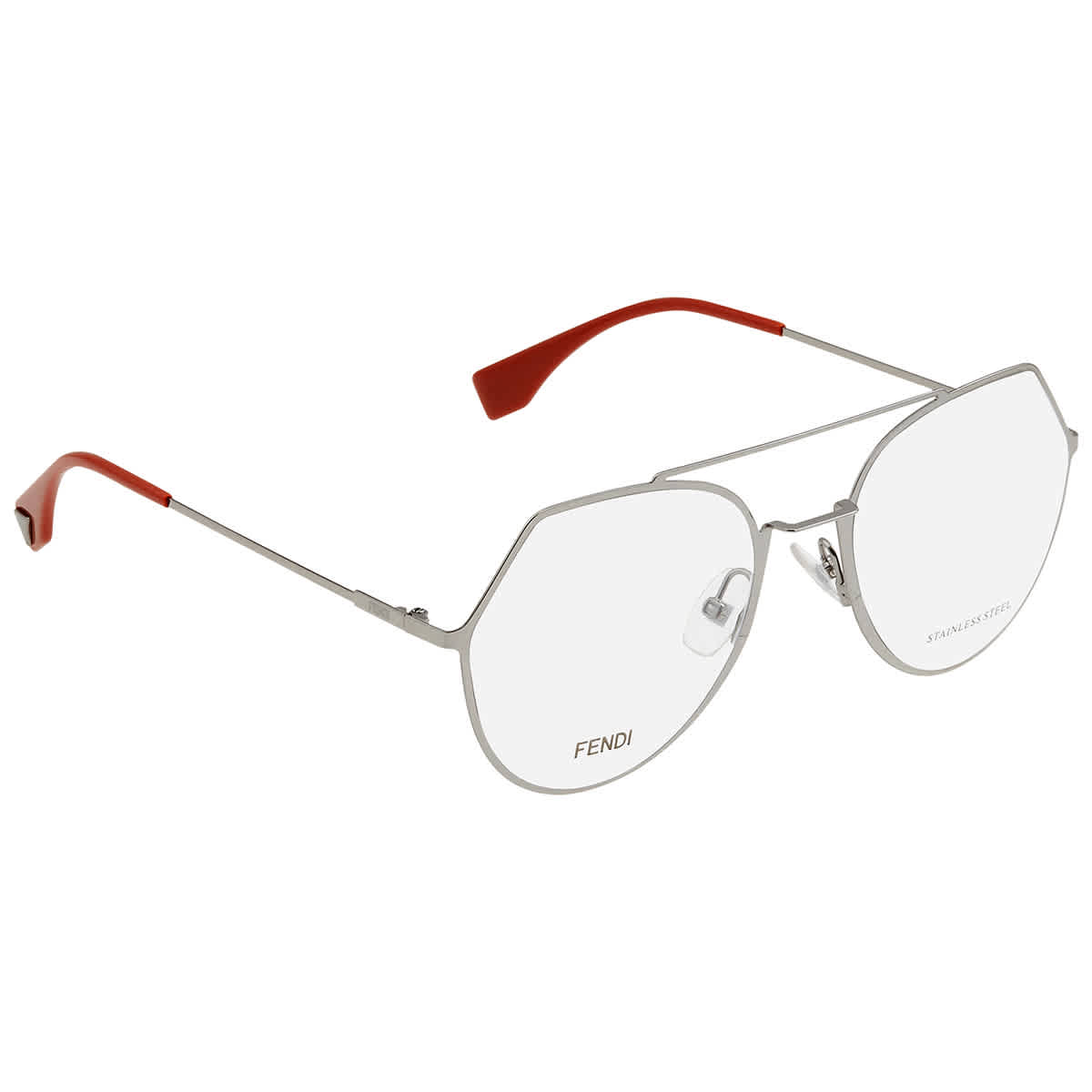 Fendi Demo Geometric Ladies Eyeglasses FF 0329 NEW Explore Fendi Eyeglasses Online — The luxury direct main image 3