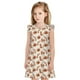 thumbnail image 1 of Fotbe Cowboy Western Vestido de Dormir para Niñas de 3 a 10 Años, Mangas Cortas, Estilo Princesa, Pijama Camisón con Mangas Voladas-XX-Large, 1 of 6