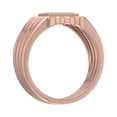 thumbnail image 2 of 1/3 Carat Men's Diamond Wedding Band Ring in 14K Rose Gold (Ring Size 8.25) (SI1-SI2 Clarity), 2 of 5