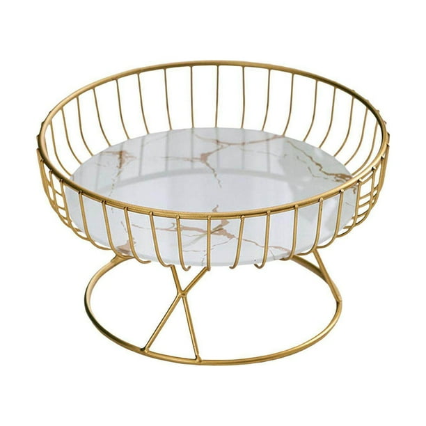 Fruit Basket Table Centerpiece for Household Garden Round shape Dining