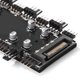 thumbnail image 5 of Divisor multidireccional de 1 a 8 RGB PWM HUB 12V/4 pines para placa base de ventilador (SATA), 5 of 6