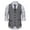 Grey, variant on Bcfgryg Men's Autumn Retro Single Three Pocket Fashion Suit Vest Vest for Men