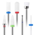 thumbnail image 2 of Professional Nail Drill Bits Set for Manicure Pedicure Home Salon - Remove Gel Acrylic Cuticle, 2 of 7