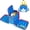 Blue, variant on Carrying Case Compatible with Little Tikes Story Dream Machine Books Starter Set,Portable Storage Bag for Story Books and Character with Handle and Shoulder Strap,Case Only