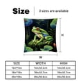thumbnail image 5 of Frog Inserts with Chair Pillow Covers - Set of 2, Unique Patterns, Various Sizes 16x16, 18x18, 20x20 Inches for Home Decor and Special Occasions, 5 of 6
