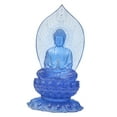 thumbnail image 2 of Abbracc 22cm Buddhist Figure on Lotus Base Ornament Decorative for Housewarming Gift A, 2 of 9
