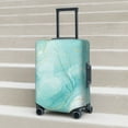 thumbnail image 5 of Yiaed Blue Marble Print Travel Luggage Cover Suitcase Protector Fits 18-32 Inch Luggage Wheel Covers Patterned Elastic Luggage Anti-scratch（No luggage）-Medium, 5 of 5