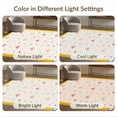 thumbnail image 7 of ODIKA 9'x12' Washable Area Rug Non-Shedding, Easy Care Pencil School Coquette Vintage Kawaii Schoolgirl Border Classroom for Master Suite, California King, Under Bed, 7 of 7
