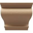 thumbnail image 2 of 7"W x 7"D x 7"H Wide Scroll Rough Cedar Woodgrain TimberThane Corbel, Primed Tan, 2 of 6