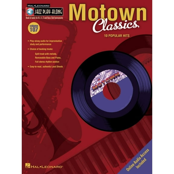 Hal Leonard Jazz Play-Along: Motown Classics - Jazz Play-Along Volume 107 Book/Online Audio (Other)