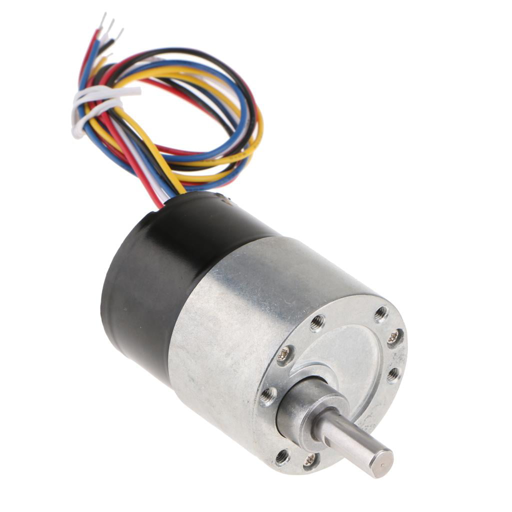 12V DC Speed Reduction DC Brushless Gear Motor Gearbox Motor 7-960RPM NEW 