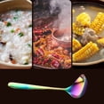 thumbnail image 3 of Cucharas profundas para fideos de acero inoxidable, cubiertos, cucharas soperas grandes, cuchara grande para servir, utensilios de cocina, 3 of 5