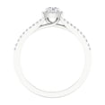 thumbnail image 3 of Imperial 1/3 Ct TDW Round Diamond Halo Engagement Ring in 10K White Gold (H-I, I2), 3 of 4