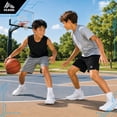 thumbnail image 3 of RBX Boys Athletic Shorts - 2 Pack Performance Mesh Jersey Gym Shorts with Elastic Waistband (8-16), 3 of 7