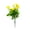 Yellow, variant on Eoperou Artificial Flower with Green Leaves - Realistic Plastic Flower Wedding Party Home Office Table Centerpiece Faux Floral Decor