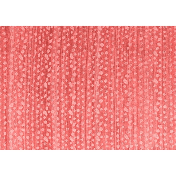 Ahgly Company Machine Washable Indoor Rectangle Abstract Red Modern Area Rugs, 8' x 12'