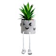 thumbnail image 1 of Plantas artificiales Suculentas patas colgantes en MACETAS de cemento, decoración de estantes de cocina, decoración de estantes de baño, 1 of 5