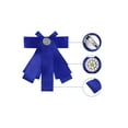 thumbnail image 4 of INSPIRE CHIC Women's Pretied Pin Brooch Ribbon Bowknot Party Bow Tie with Beads, 4 of 5