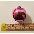 thumbnail image 2 of Lot of 20 pcs 30mm Bright Pink Shiny Metal Jingle Bells Christmas Crafts, 2 of 3
