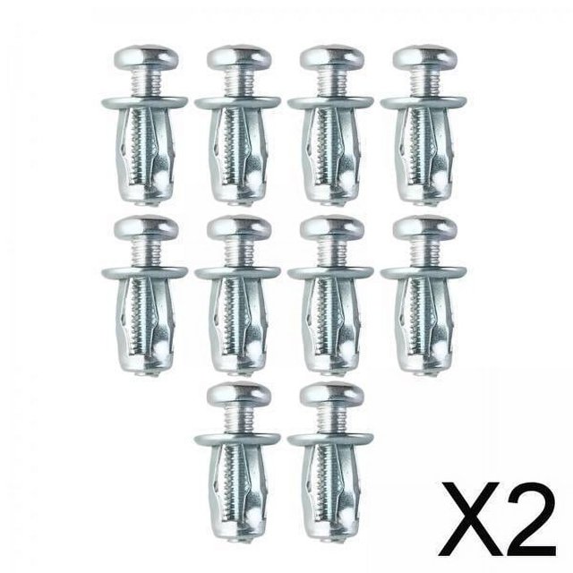 Tuerca de Expansión DYNWAVEMX 10 Piezas 30 mm para Metal Instalación de Cortinas