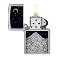 thumbnail image 3 of Zippo 48632 Mountains Emblem Design Windproof Pocket Lighter, 3 of 5