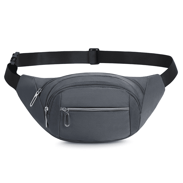 Bolso bandolera de pecho informal para exteriores, ligero, multiusos, con bolsillos para teléfono móvil, para hombres y mujeres