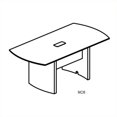 thumbnail image 3 of Safco Napoli Executive Conference Tables in Sierra Cherry 12' NC12CRY, 3 of 7